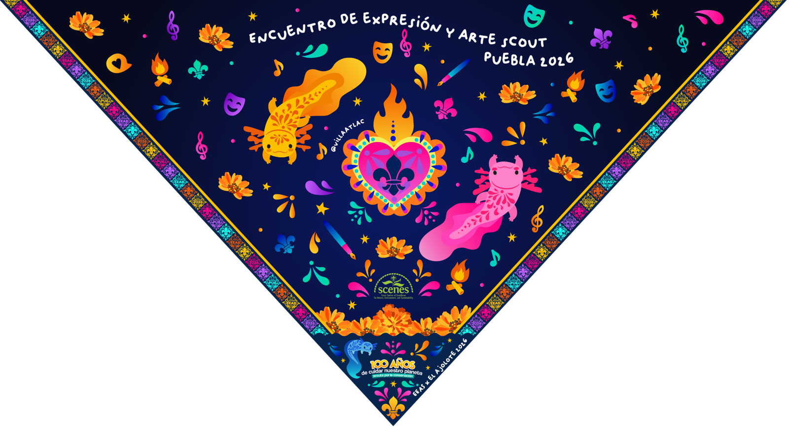 Pañoleta oficial del EEAS 2026